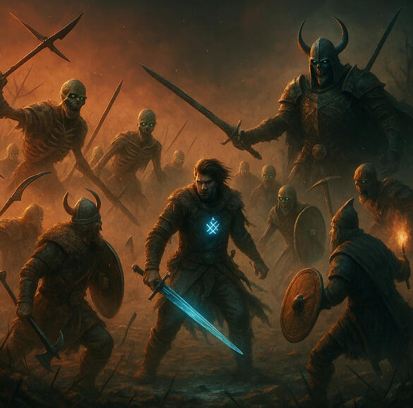 Confrontation with Morwen's Lieutenant